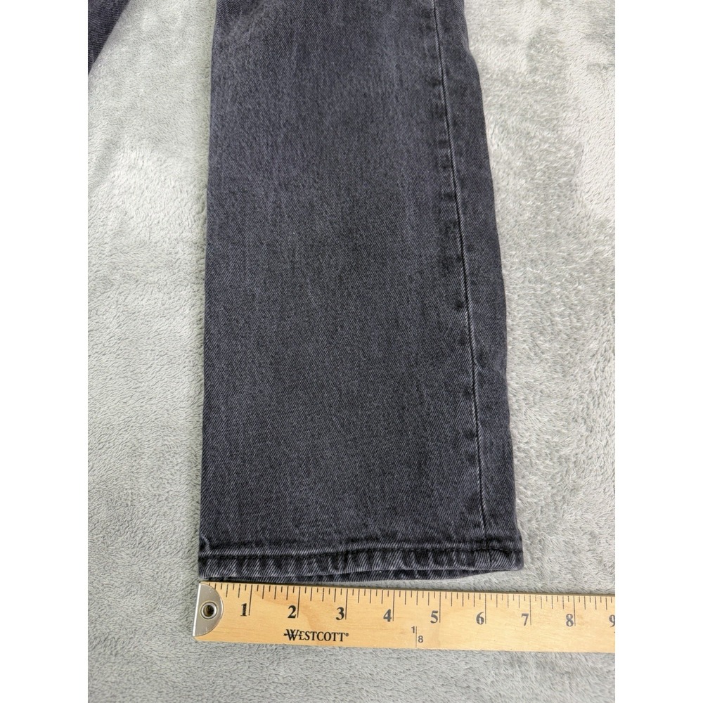 Abercrombie & Fitch The 90s Straight Ultra High Rise Jeans Women's Size 28 Black - Picture 11 of 11